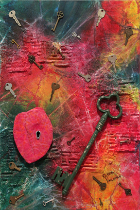 The Heart is Like A Lock_ We Just Have to Find the Right Key to Open It, 24x18 website version